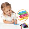 ZENO Toddler Crayons Natural Wax Washable 16 Colors-1