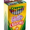 Crayola Sparkle Crayons 24 Count Kids Art Supplies-2