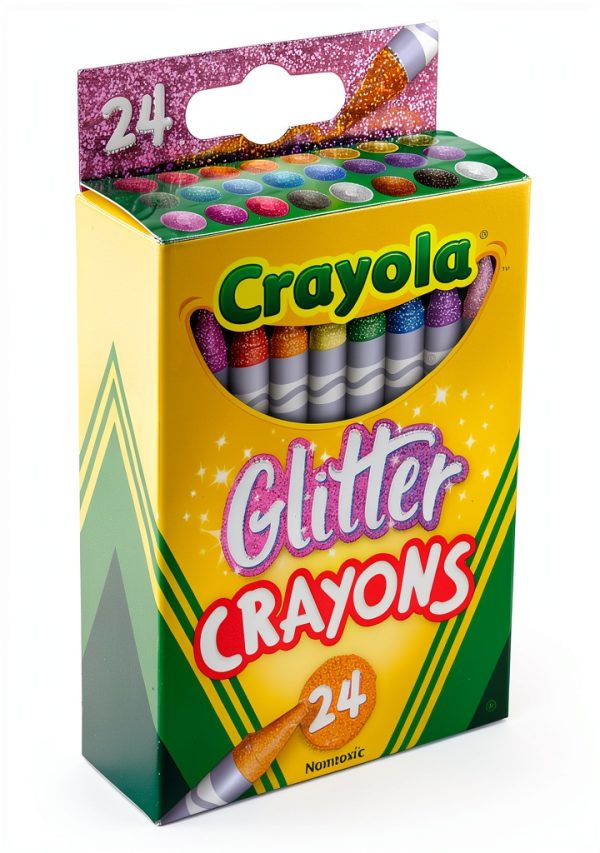 Crayola Sparkle Crayons 24 Count Kids Art Supplies-2