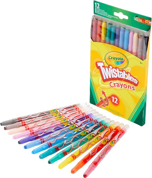 Crayola Twistable Crayons 12 Pack Kids Plastic-2