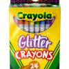 Crayola Sparkle Crayons 24 Count Kids Art Supplies-0