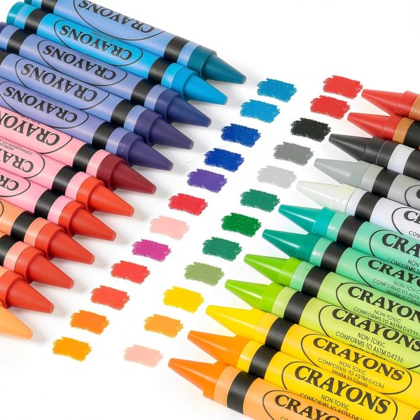 Officygnet Kids Crayons Natural Wax Chunky Grip Toddler Art-2