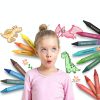 ZENO Toddler Crayons Natural Wax Washable 16 Colors-5