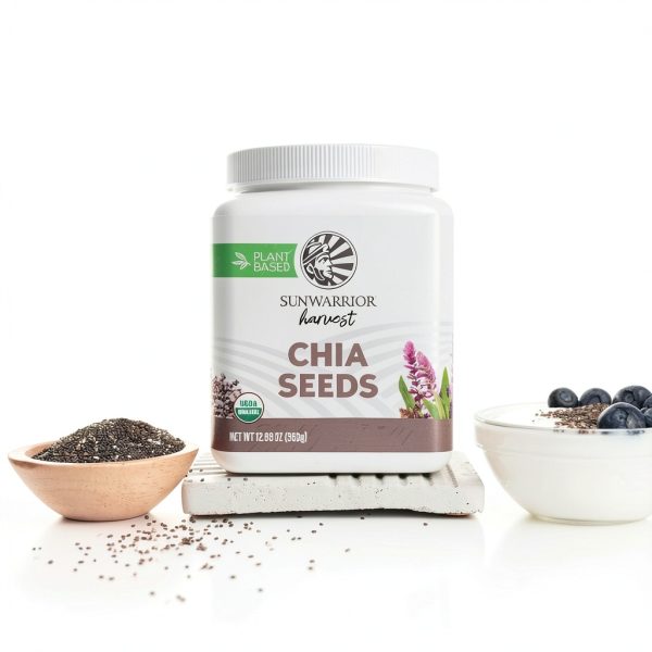Sunwarrior Chia Seeds Organic Superfood Fiber Omega3-5