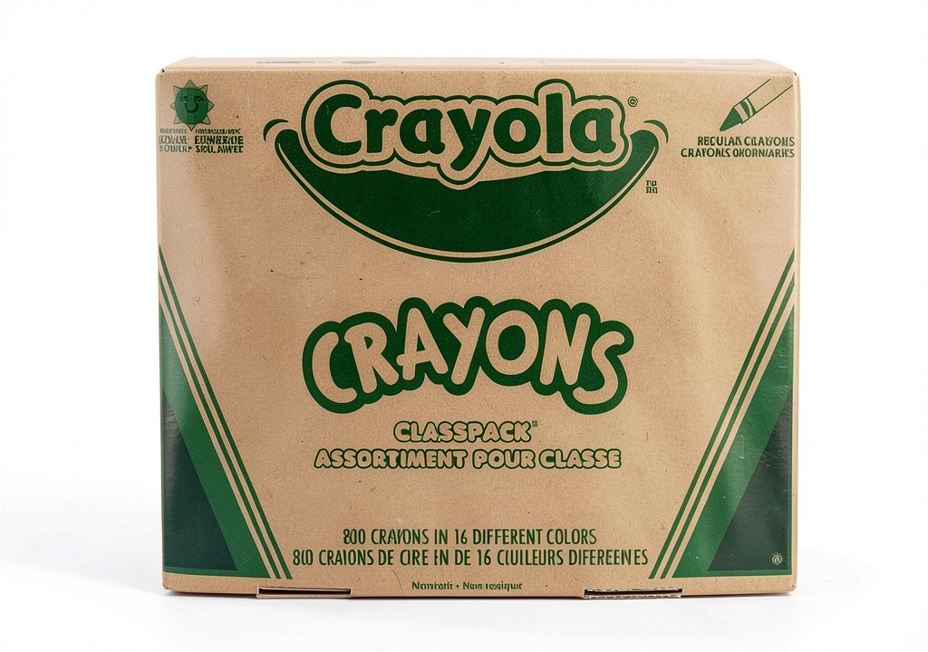 Crayola Classpack Crayons in organized storage box with vibrant colors