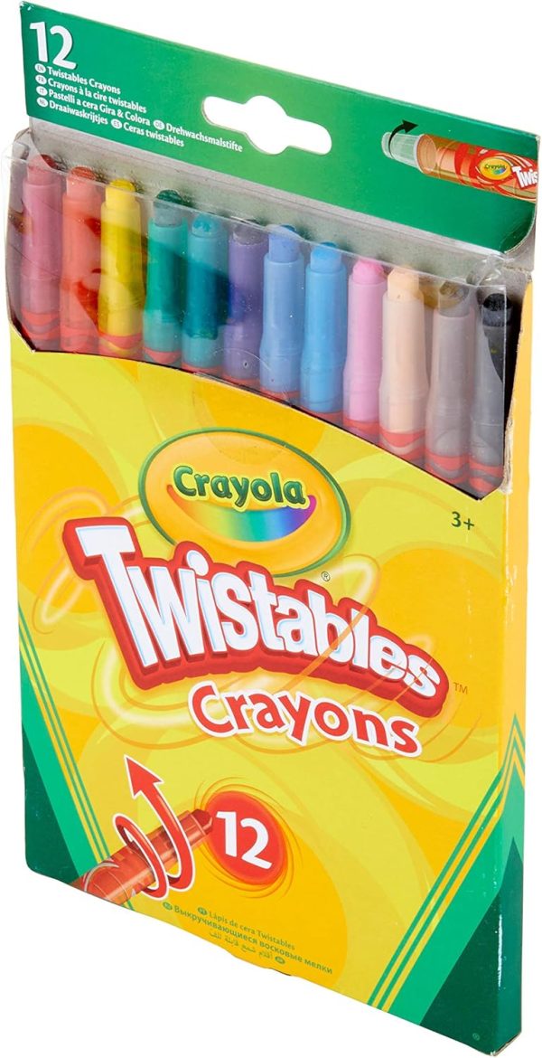 Crayola Twistable Crayons 12 Pack Kids Plastic-1