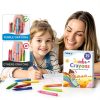 FUMILE Jumbo Crayons Non Toxic Washable for Toddlers 1-3-5