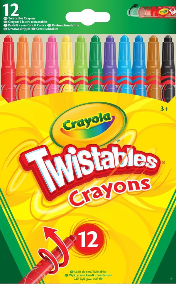 Crayola Twistable Crayons 12 Pack Kids Plastic-0