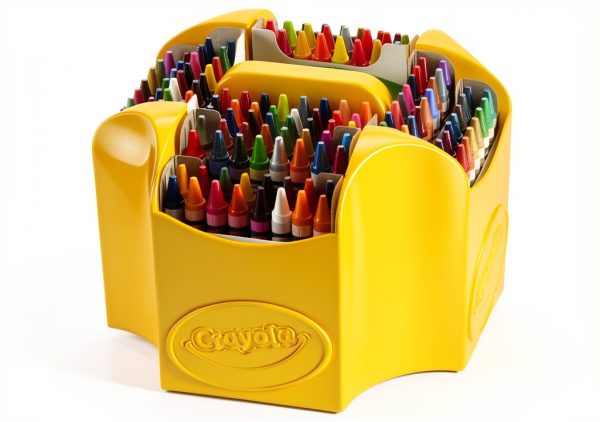 Crayola 152 Count Crayon Set Metal Case Kids-3