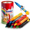ZENO Toddler Crayons Natural Wax Washable 16 Colors-0