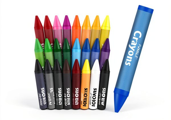 FUMILE Jumbo Crayons Non Toxic Washable for Toddlers 1-3-2