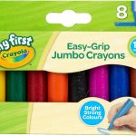 Crayola Jumbo Crayons Easy Grip Toddler Art Supplies-0