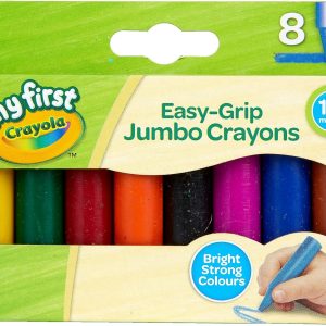 Crayola Jumbo Crayons Easy Grip Toddler Art Supplies-0
