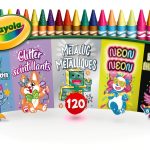 Crayola Kids Crayons 120 Pack Glitter Metallic Neon-0