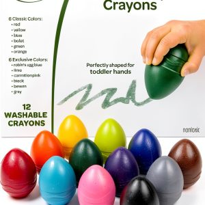 Crayola Toddler Crayons Large Palm Grasp Washable-0