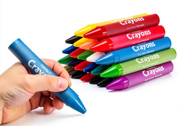 FUMILE Jumbo Crayons Non Toxic Washable for Toddlers 1-3-0