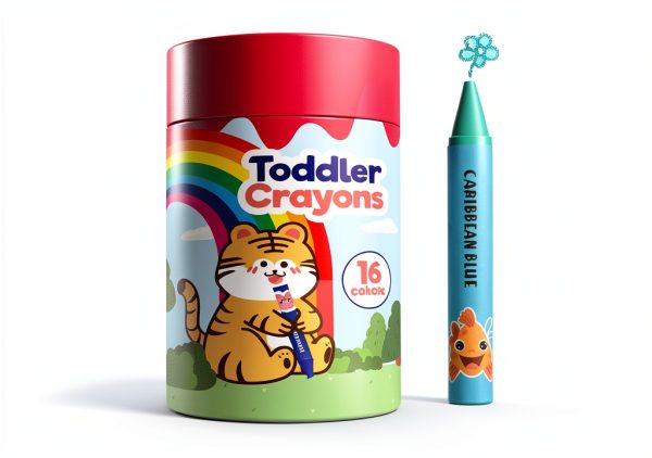 ZENO Toddler Crayons Natural Wax Washable 16 Colors-6