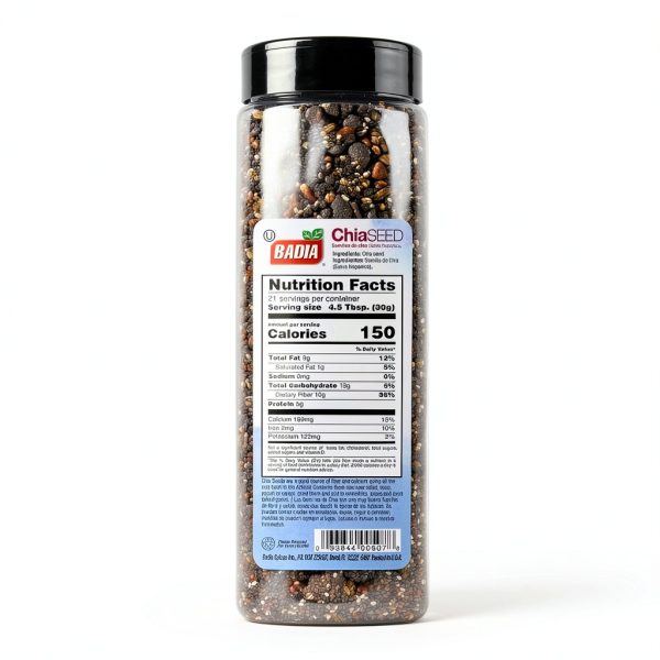 Badia Chia Seeds 22 Ounce Nutrient Packed Superfood-1