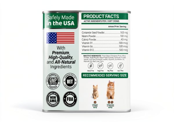 Yuma's Flea Tick Chews for Cats Natural Defense-5