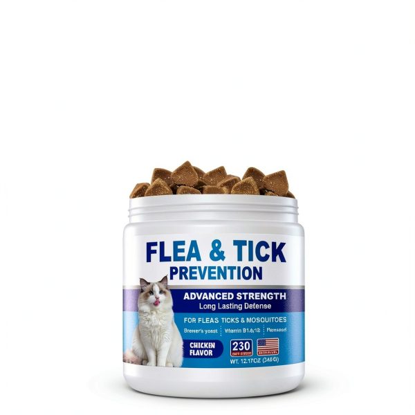 Cat Flea Tick Chews ColEaze Natural Coconut Oil-4