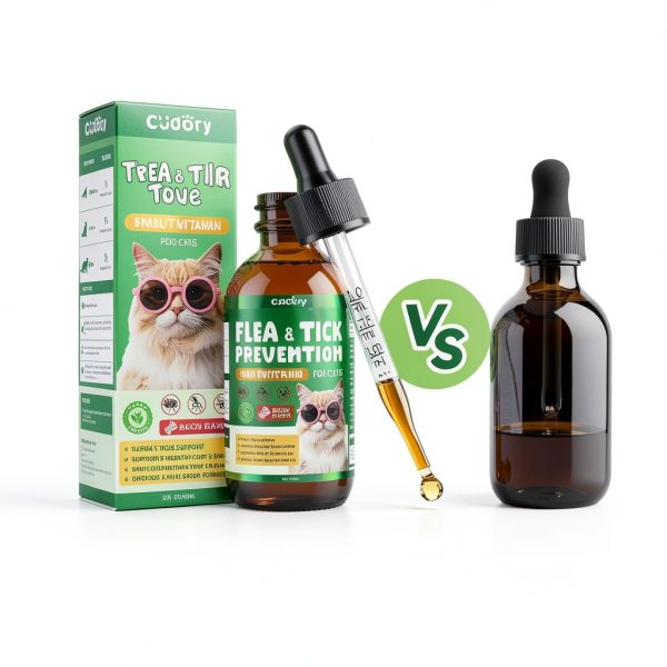 Cudory Oral Flea & Tick Drops for Dogs and Cats Natural Herbal Formula-5