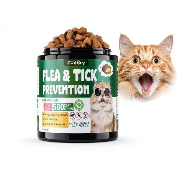 Cudory Cat Flea Drops Prevention & Coat Nourishment-2