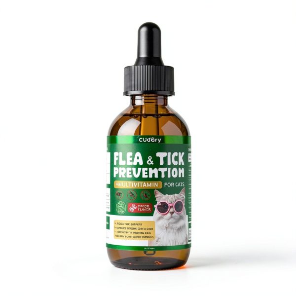 Cudory Oral Flea & Tick Drops for Dogs and Cats Natural Herbal Formula-8