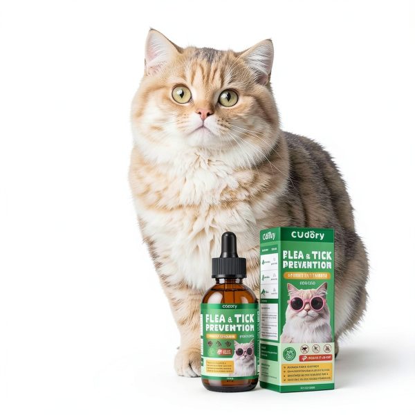 Cudory Oral Flea & Tick Drops for Dogs and Cats Natural Herbal Formula-2