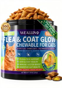 Cat Flea Chews WEALLIN Natural Tick Protection-0