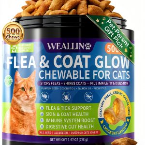 Cat Flea Chews WEALLIN Natural Tick Protection-0