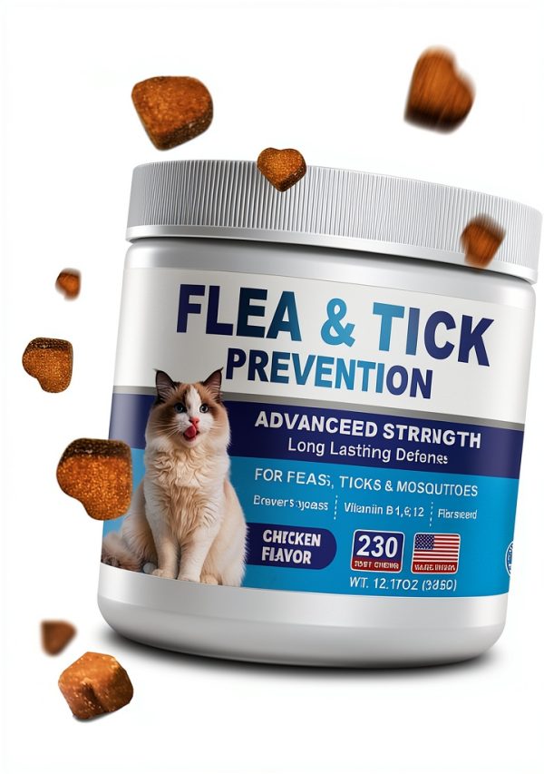 Cat Flea Tick Chews ColEaze Natural Coconut Oil-3