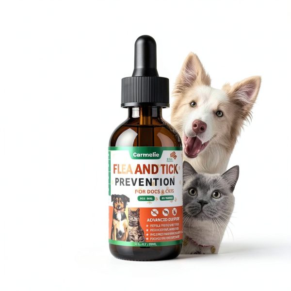 Carmelie Flea Tick Drops Pet Supplement Bacon-3