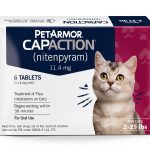 Cat Flea Pills Vetio CAPACTION 6-Dose Fast-Acting Treatment for Cats-0