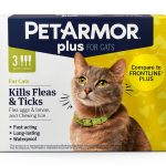 PetArmor Plus Cat Flea Treatment 3‑Count Waterproof Drops 30‑Day-0