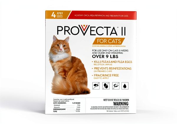 CAP IM Supply Cat Flea Drops 4‑Week Waterproof Treatment for Large-2