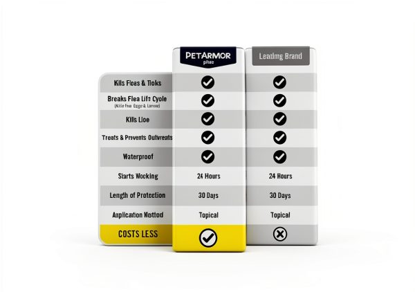 PetArmor Plus Cat Flea Treatment 3‑Count Waterproof Drops 30‑Day-2