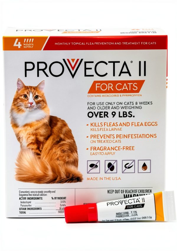 CAP IM Supply Cat Flea Drops 4‑Week Waterproof Treatment for Large-1