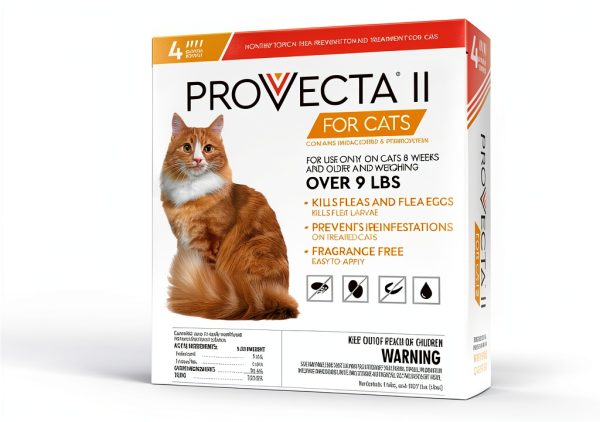 CAP IM Supply Cat Flea Drops 4‑Week Waterproof Treatment for Large-4
