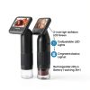 APEXEL Handheld Digital Microscope 800X with 2-inch LCD and LED Lights-1