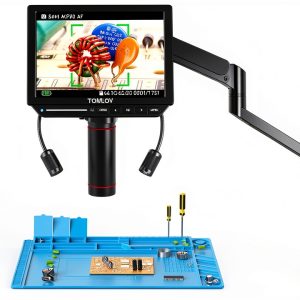 TOMLOV Autofocus 4K Microscope TM4KAF Flex 8 inch HDMI with 52MP-0