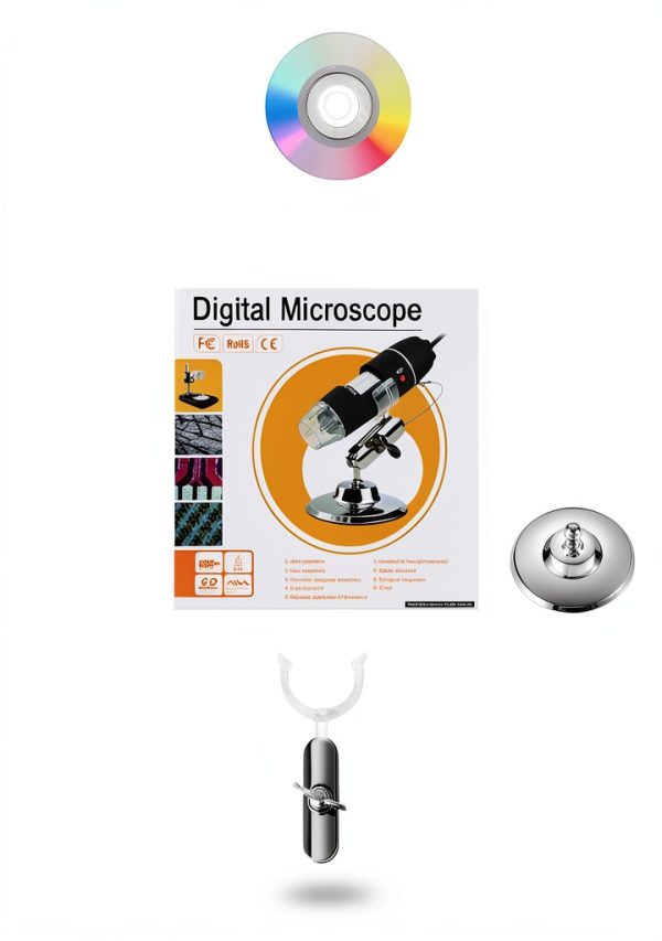 USB Microscope for Android/PC, 40-1000X Magnification Digital Microscope Camera Endoscope with 8 Adjustable LED Lights (Not Compatible with iPhone/iPad)-5
