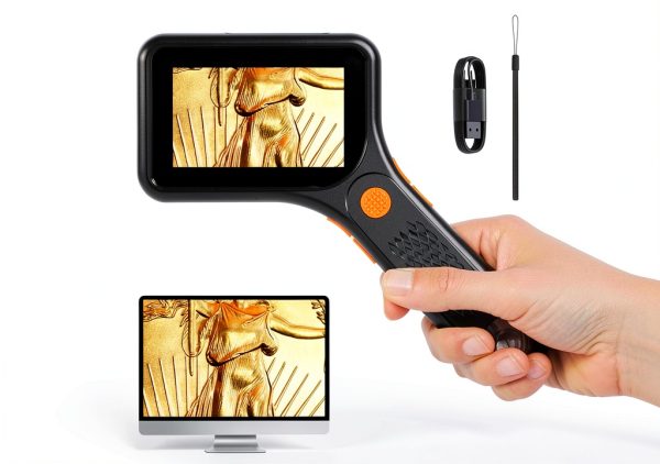 Microscope Ashfly 3.0" IPS Screen 500X Pocket USB Microscope-0