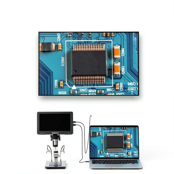 Digital Microscope TOMLOV DM9 Pro 7in IPS Screen 16MP 1200X-4