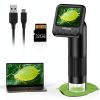 APEXEL Handheld Digital Microscope 800X with 2-inch LCD and LED Lights-0