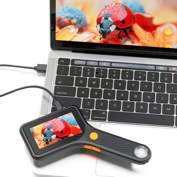 Microscope Ashfly 3.0" IPS Screen 500X Pocket USB Microscope-6